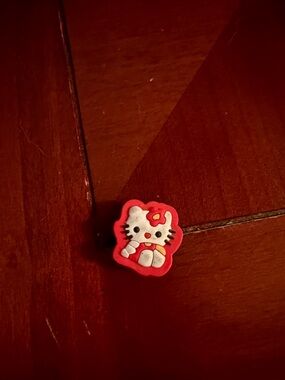 CROCS Red Hello Kitty Jibbitz Charm
